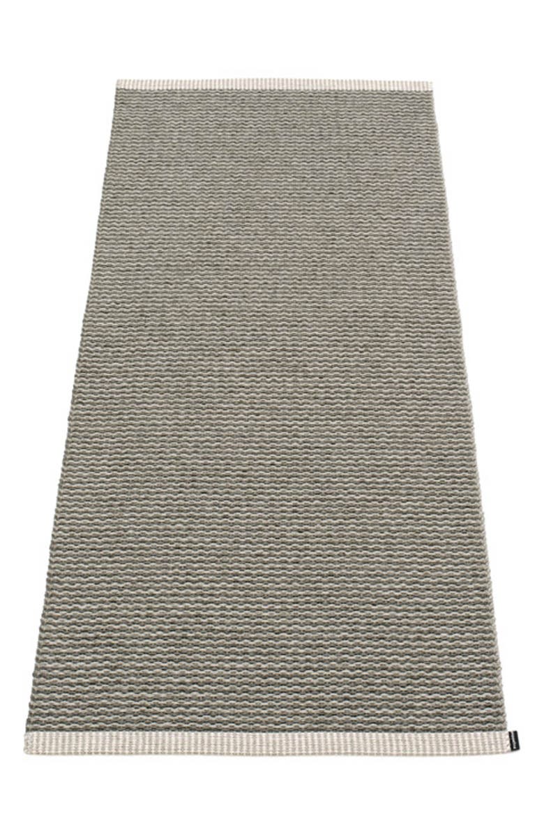 PAPPELINA Mono Rug, Main, color, Charcoal