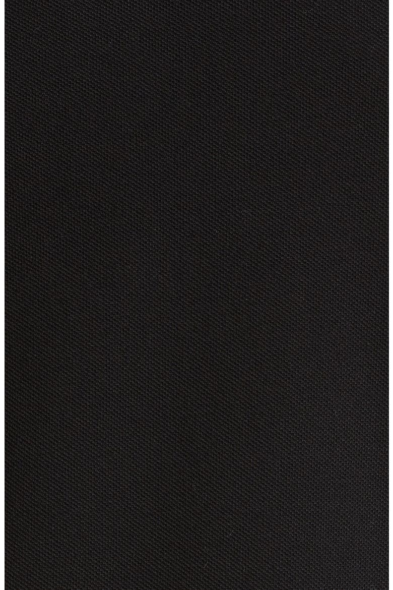 Logo Plate Cotton Piqué Polo, Alternate, color, BLACK