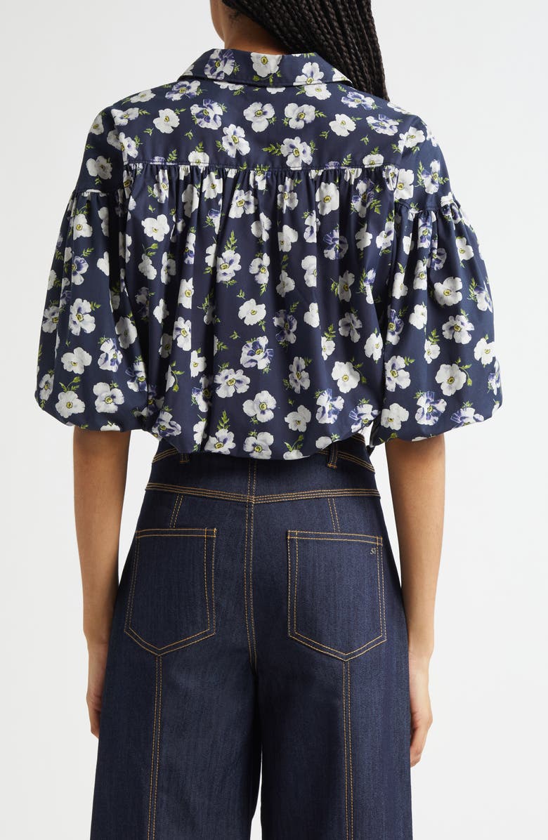 Cinq à Sept Tossed Poppies Elysa Top, Alternate, color, 