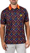 Maceoo Martyr Print Golf Polo