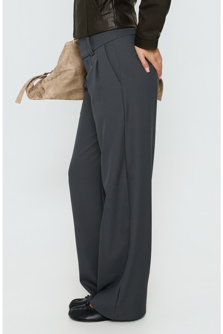 Two Lovers Low Rise Straight Leg Pants, Alternate, color, SLATE