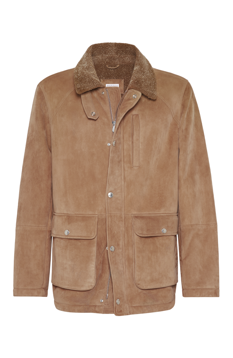 Brunello Cucinelli Shearling field jacket, Main, color, 