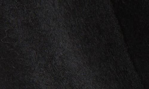 Burberry Equestrian Knight Detail Cashmere Fringe Scarf In Black