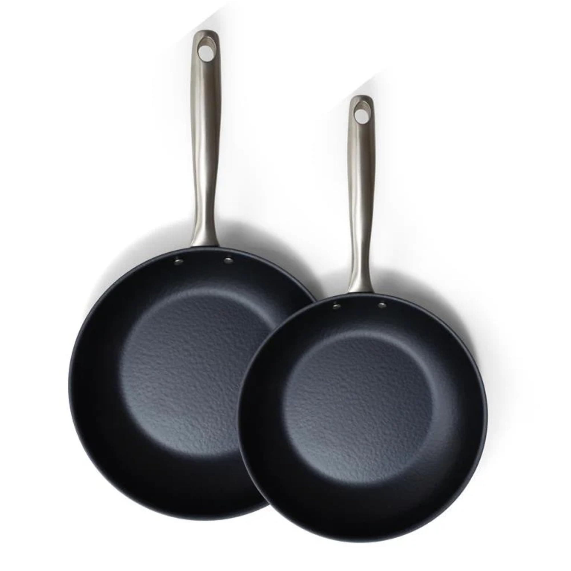Alva Black Angus Carbon Steel Frying Pan Set 