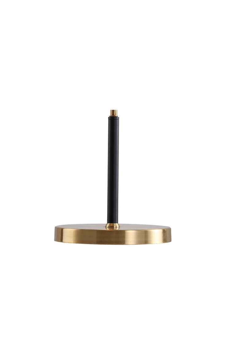 Oskar 22.5" Moody Metal LED Desk Lamp, Black/Brass Gold, Alternate, color, Black/Brass Gold
