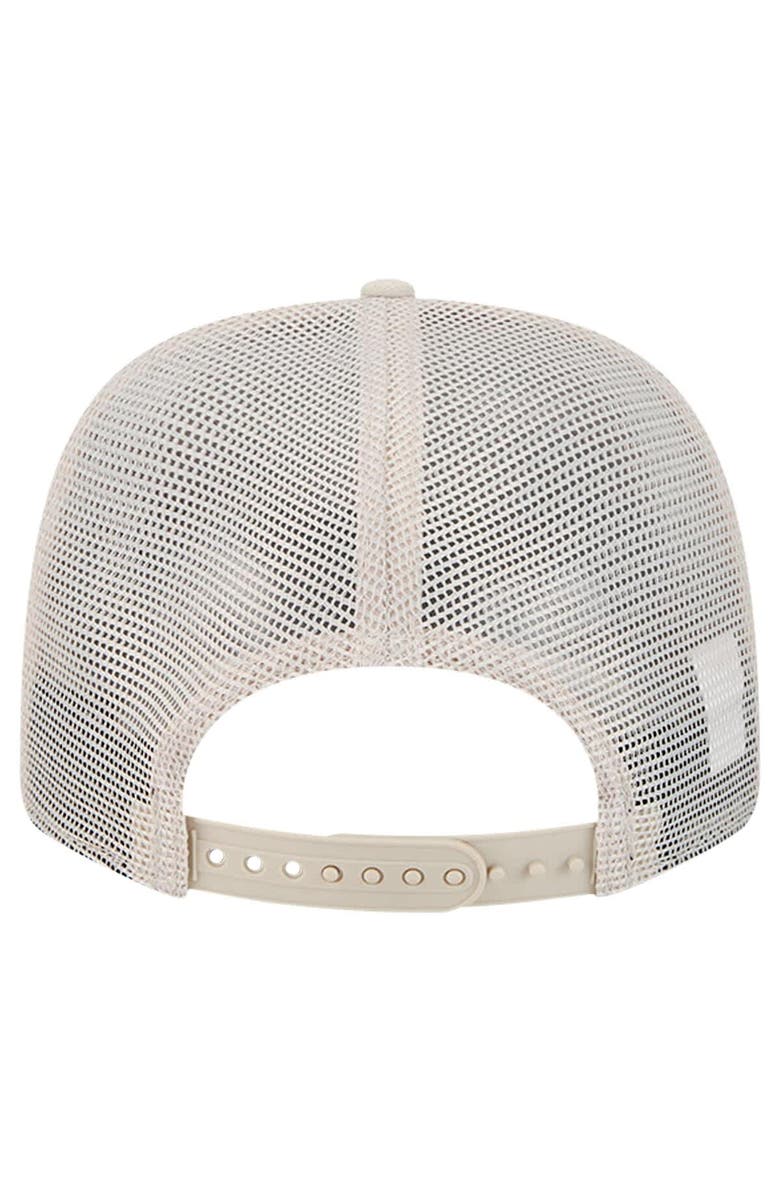 New Era Men's New Era Stone Dallas Cowboys Canvas Trucker 9SEVENTY Stretch-Snap Hat, Alternate, color,