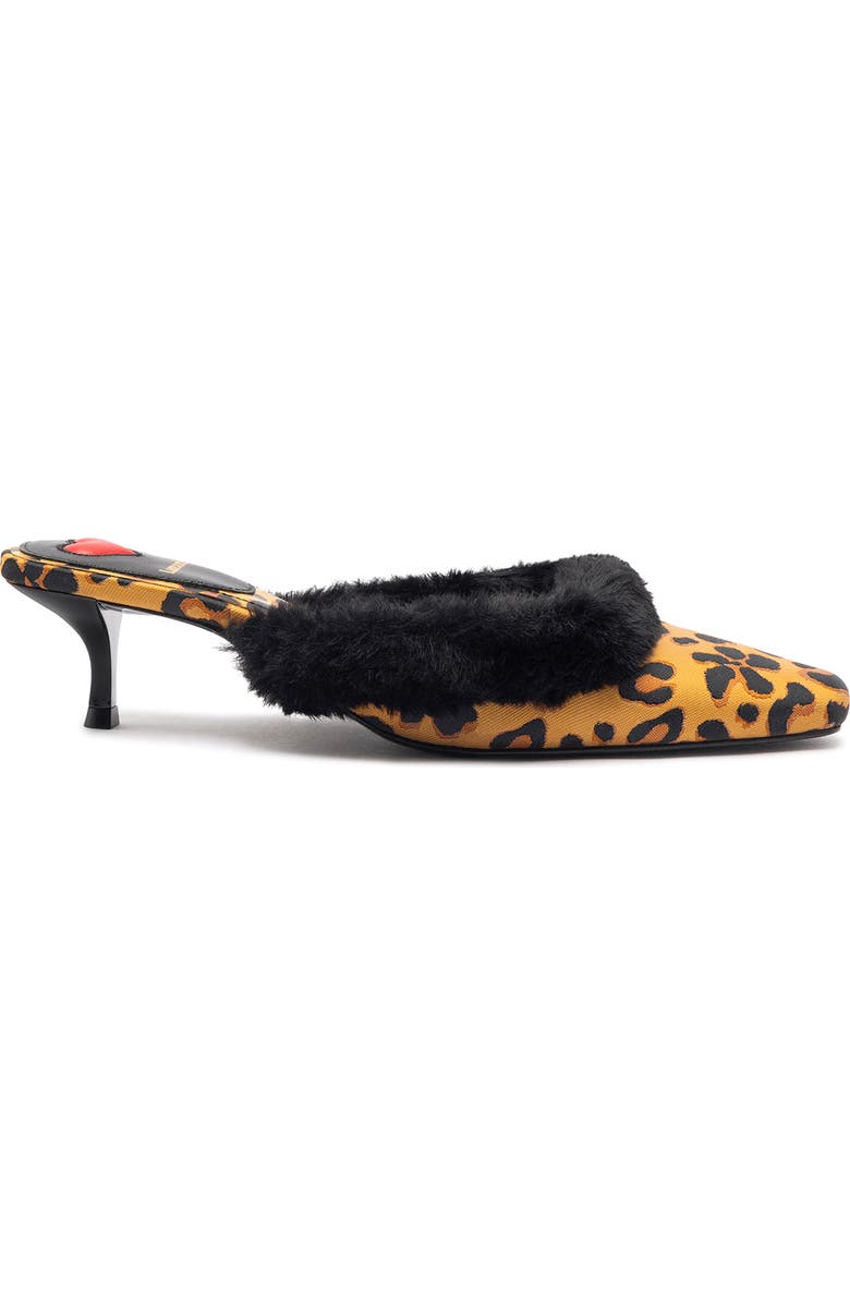 Larroudé Amal Faux Fur Mule, Main, color,