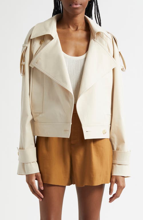 A.l.c Miles Oversized Stretch Cotton Jacket In Light Lime