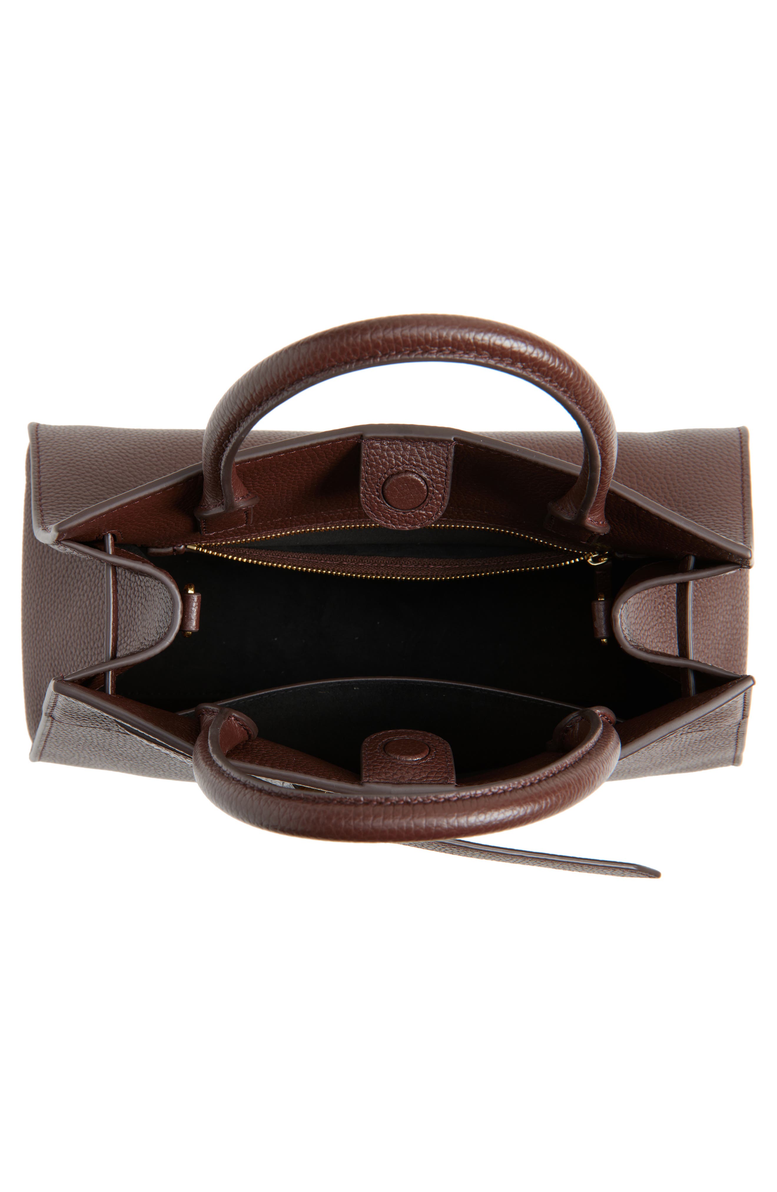 Veronica Beard Dash Leather Top Handle Bag, Alternate, color, 