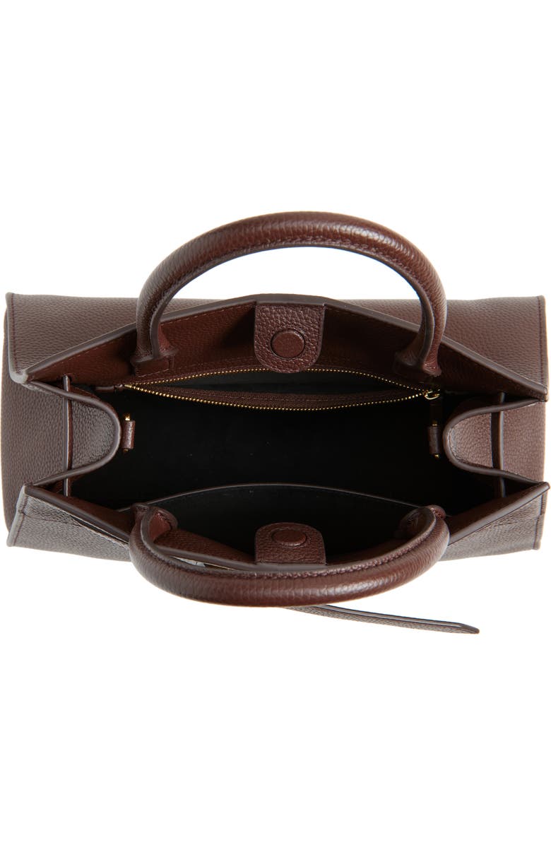 Veronica Beard Dash Leather Top Handle Bag, Alternate, color,