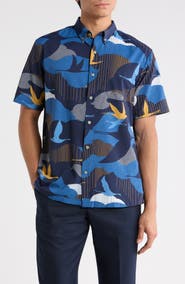 Tori Richard Take Flight Short Sleeve Button-Down Shirt