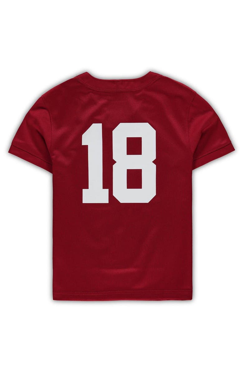 Nike Preschool Nike #18 Crimson Alabama Crimson Tide Untouchable Football Team Jersey, Alternate, color, Crimson