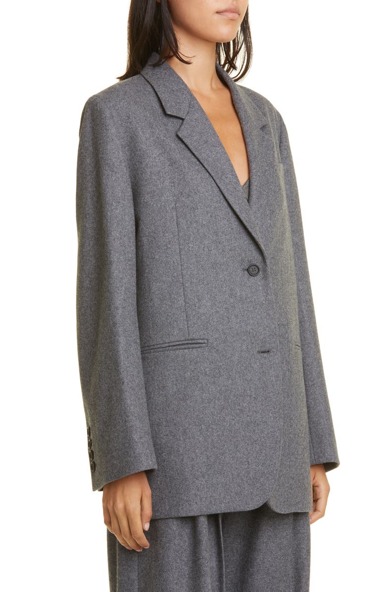 TOTEME Tailored Recycled Wool Blend Jacket, Alternate, color, 