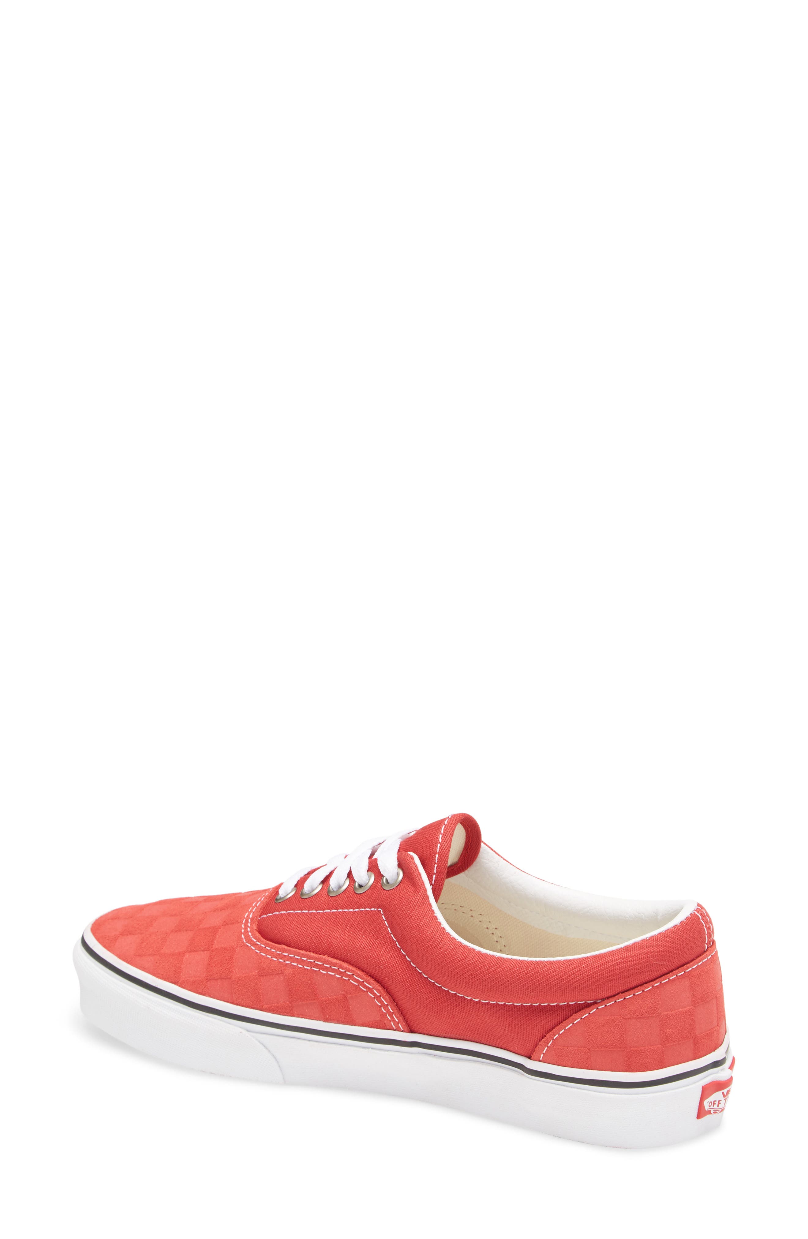 'Era' Sneaker, Alternate, color, RED CHECKERBOARD