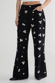 NASTY GAL Limited Embellished Flower Applique Jean