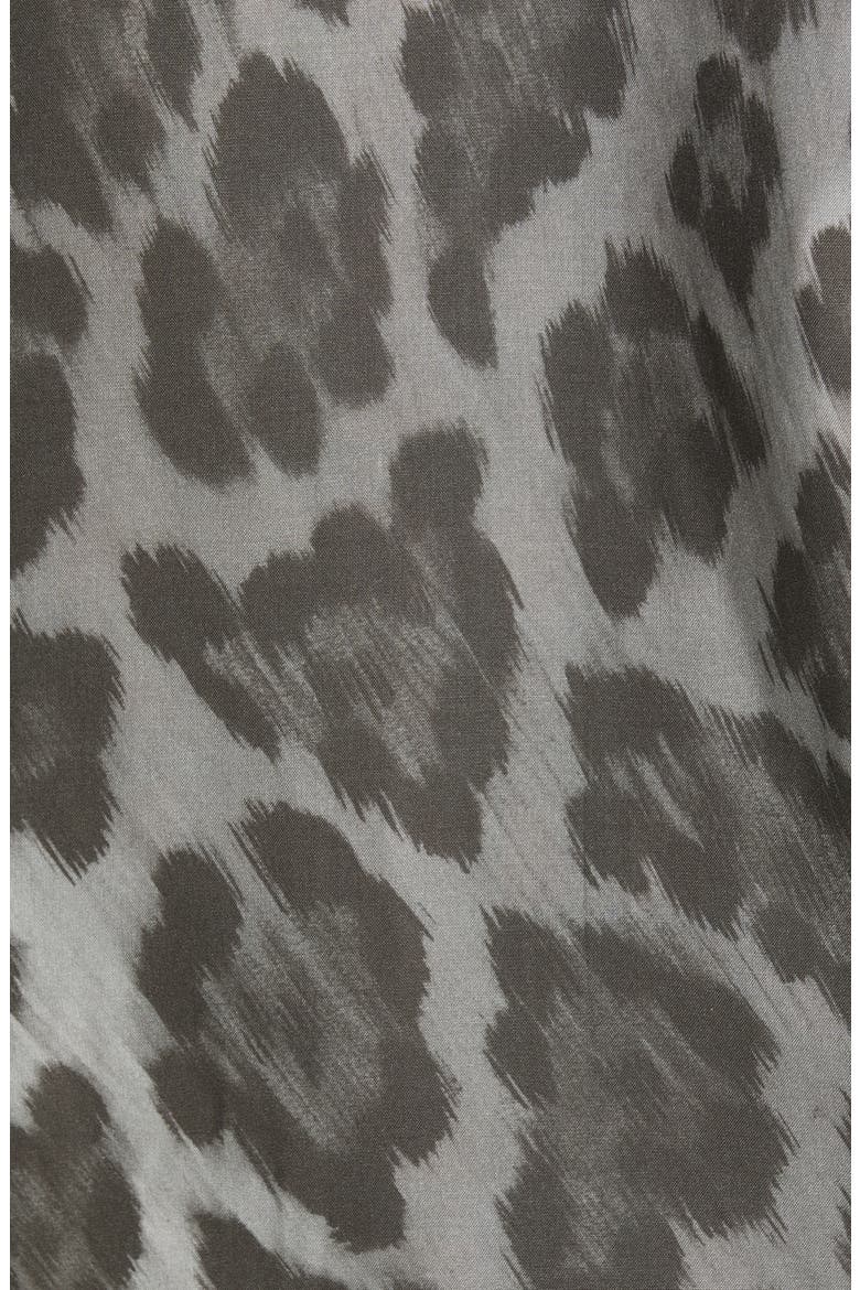 Leopard Print Hooded Jacket, Alternate, color, GREY