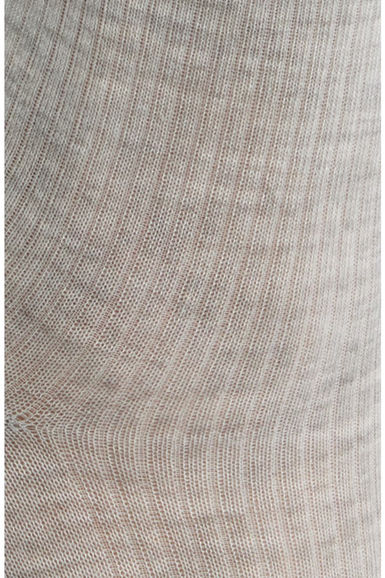 Sheer Rib Crew Socks, Alternate, color, LIGHT GREY HEATHER