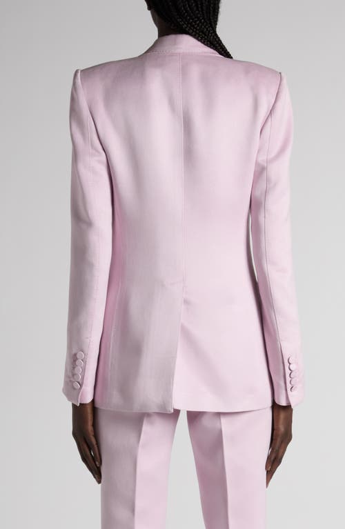 Tom Ford One-button Duchesse Satin Blazer In Pink
