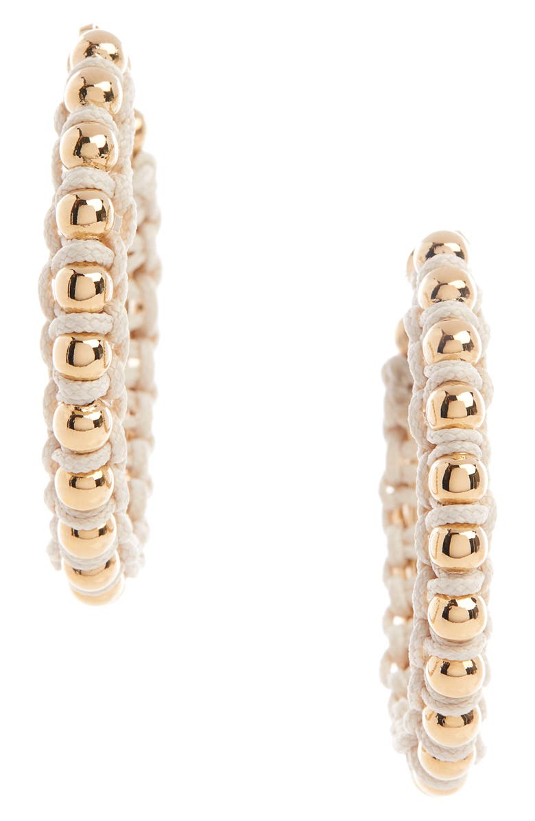 Isabel Marant Bonni Beaded Hoop Earrings, Main, color,