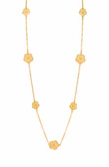 JARDIN Flower Station Chain Necklace