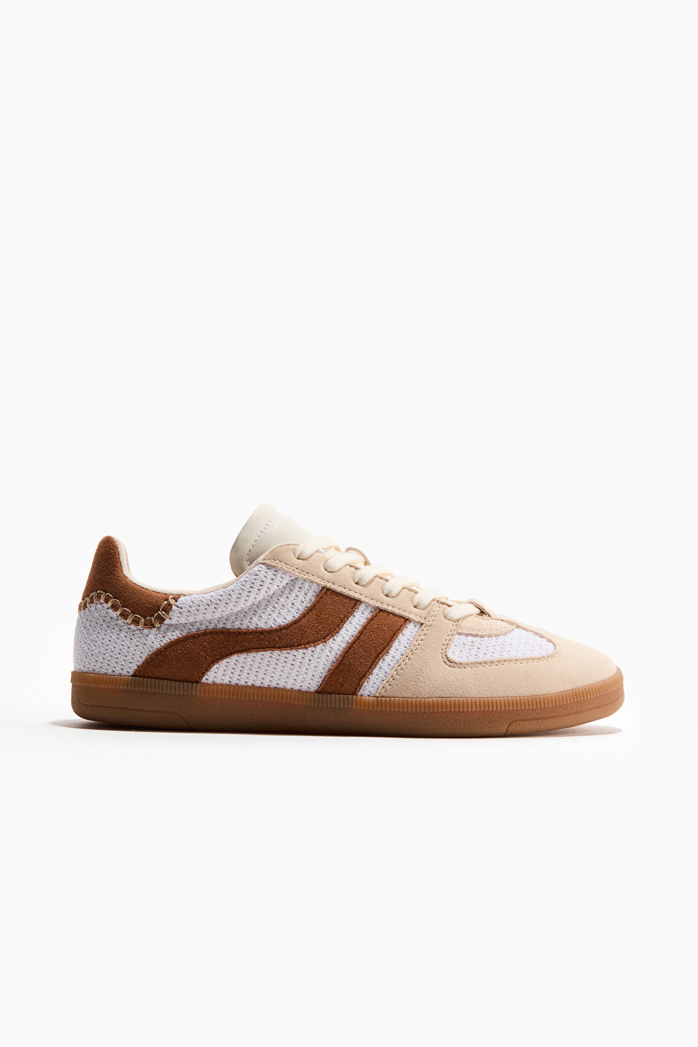 H&M Sneakers, Alternate, color, Beige/White