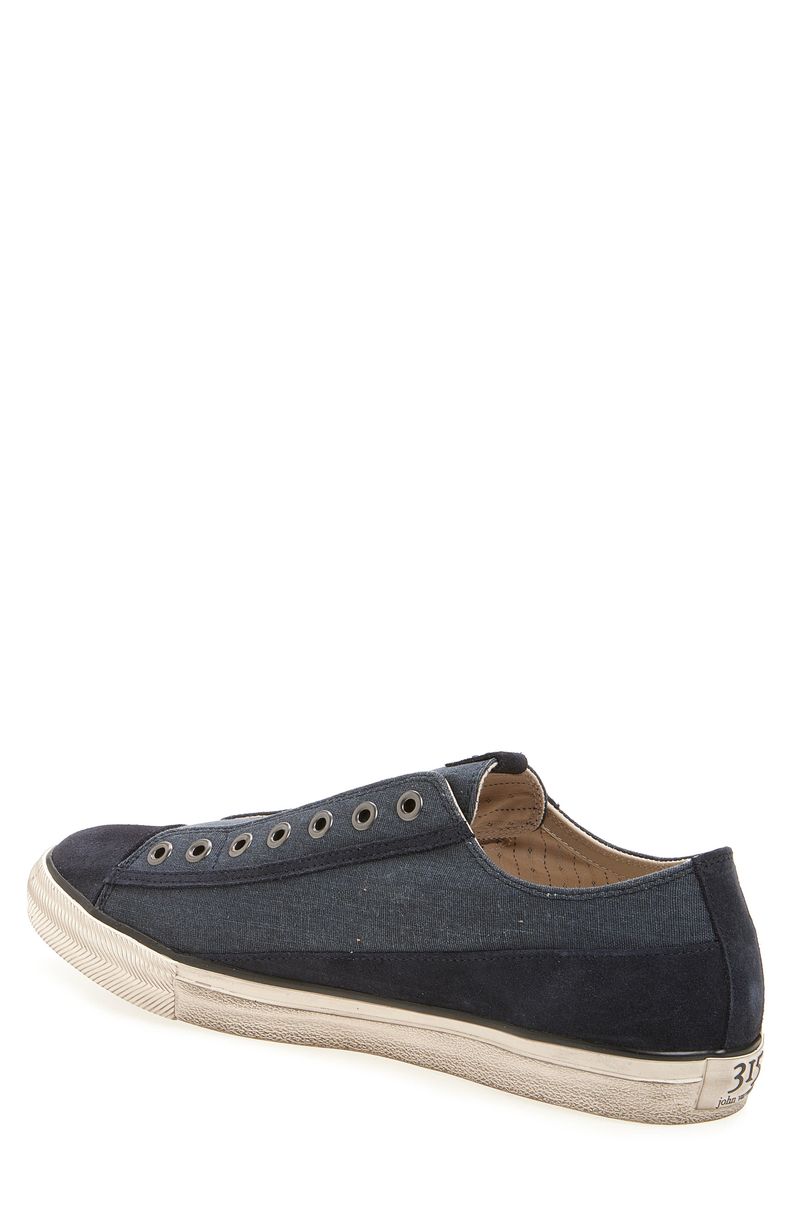 Vintage Laceless Low Top Sneaker, Alternate, color, BLUE STONE