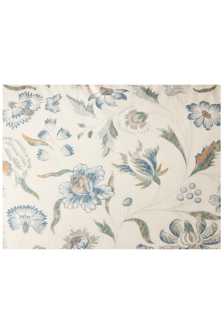 Viola Print Organic Cotton Sham, Alternate, color, UNDYED/ CERULEAN