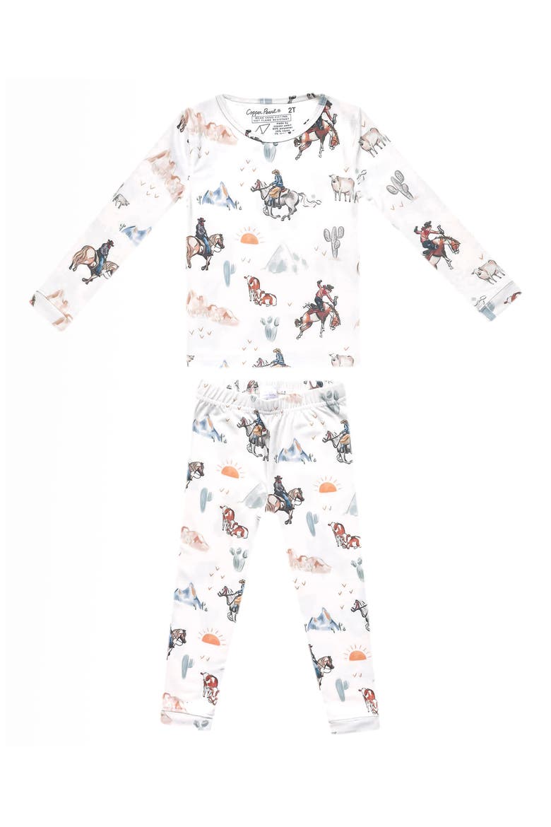 Boone Long Sleeve Two-Piece Pajamas, Main, color, BOONE