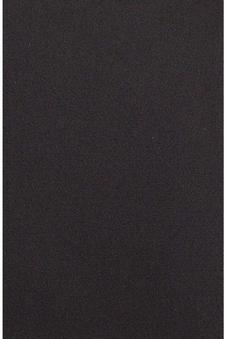 'Bria' Peplum Fit & Flare Dress, Alternate, color, BLACK/ WHITE