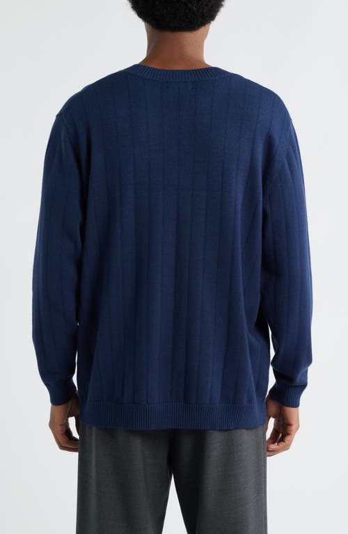 Open Edit V-neck Sweater In Blue