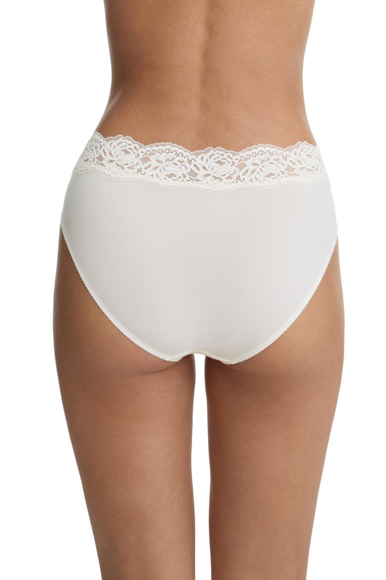 Divine Lace Trim French Cut Brief, Alternate, color, Whipped Cream