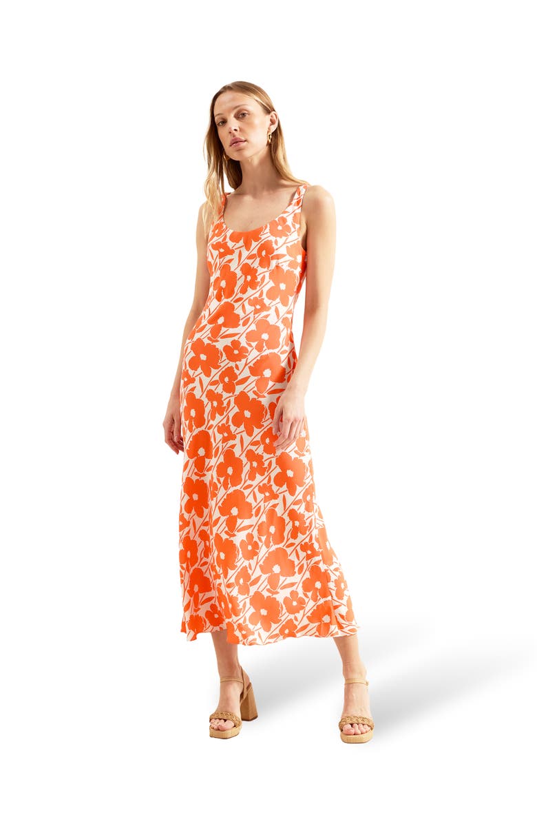 Ro&Zo Poppy Scoop Neck Cami Dress, Main, color, 