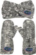 ZOOZATZ Women's ZooZatz Florida Gators Logo Marled Headband and Mitten Set