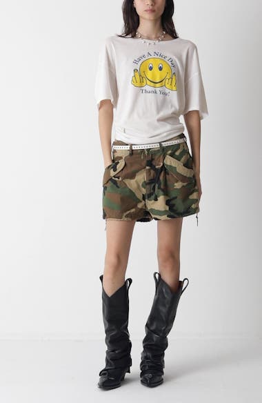 【R13】マリアンヌ カーゴショート R13 Marianne Camouflage Cargo Shorts | Nordstrom