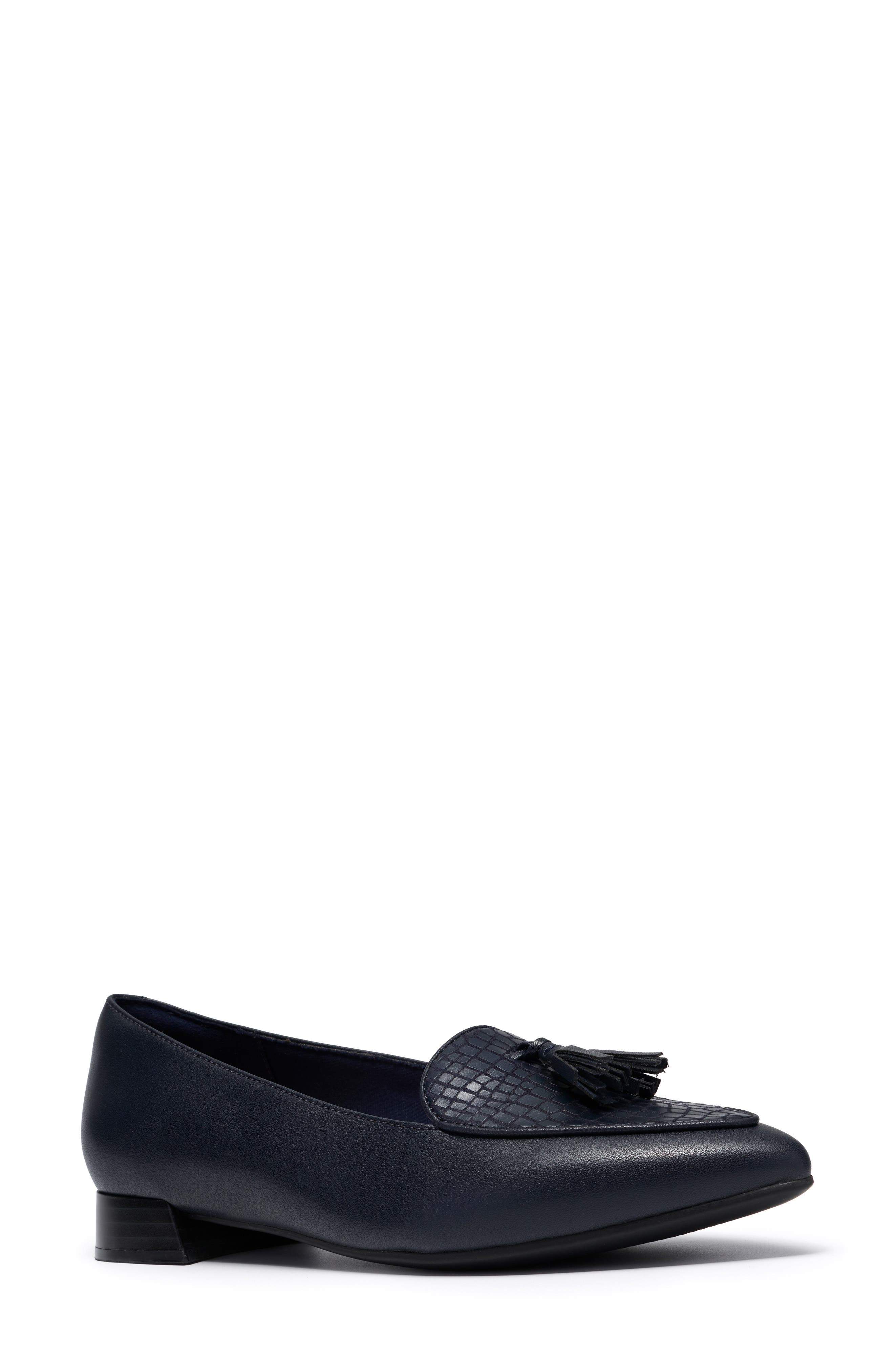 Natalyn Quartz Croc Embossed Loafer
