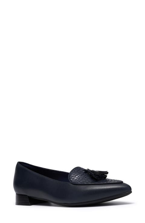 Natalyn Quartz Croc Embossed Loafer