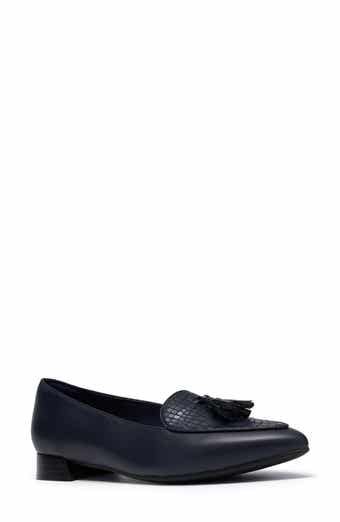 Natalyn Quartz Croc Embossed Loafer