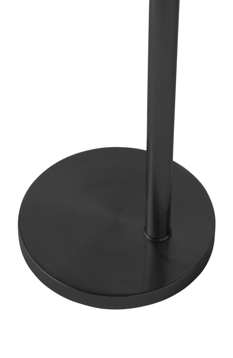 Brightech Lark 75" Boho Wicker LED Floor Lamp with Rattan Empire Shade, Bulb Included, Alternate, color, Classic Black