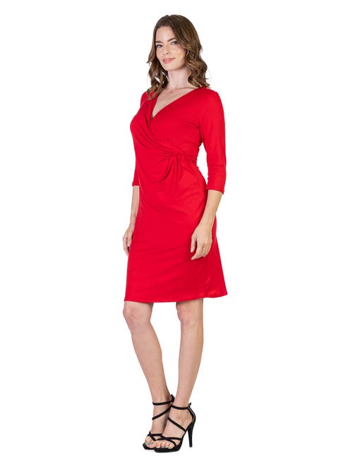 24seven Comfort Apparel Draped In Red