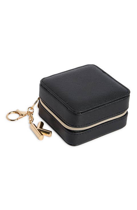 Detachable Initial Charm Jewelry Box