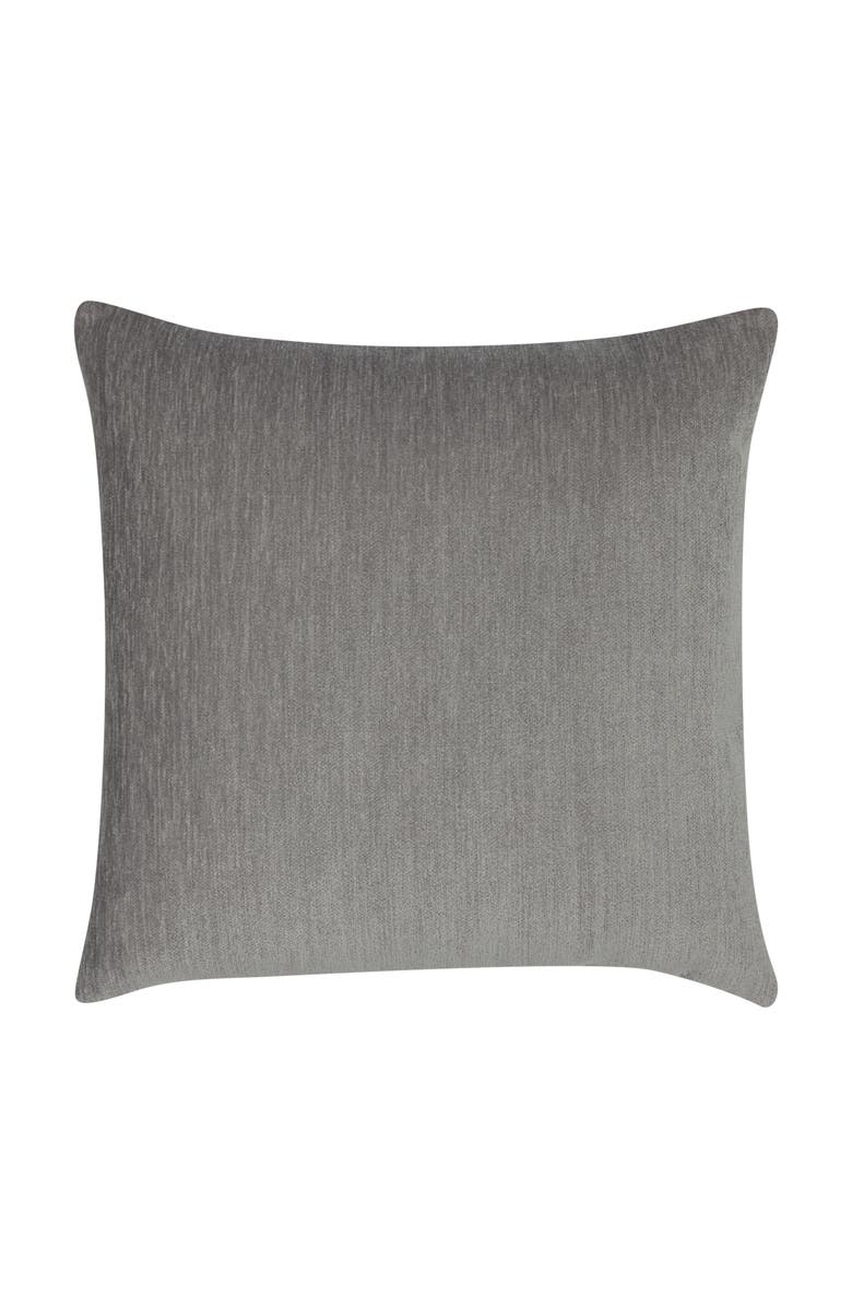 Elaine Smith Heritage Velvet Hand Embroidered Cut Out Indoor
Outdoor Woven Accent Pillow, Alternate, color, Grey