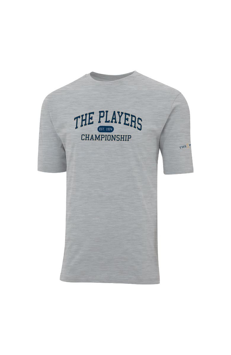 AHEAD Men's Ahead  Gray THE PLAYERS Arched Logo Pembrooke T-Shirt, Alternate, color, Gray