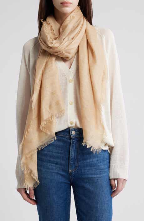 Nordstrom Cashmere & Silk Metallic Eyelash Scarf