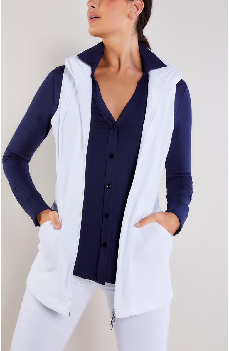 Anatomie Delaney Travel Vest, Alternate, color, White