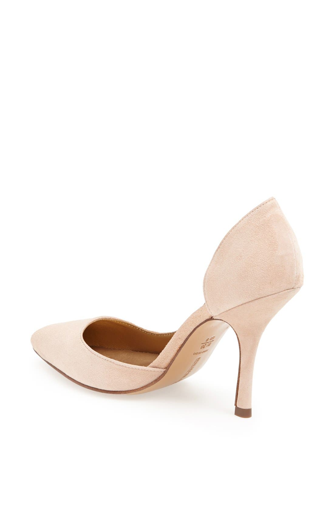 'Detroit' Pointy Toe Pump, Main, color, PEACH