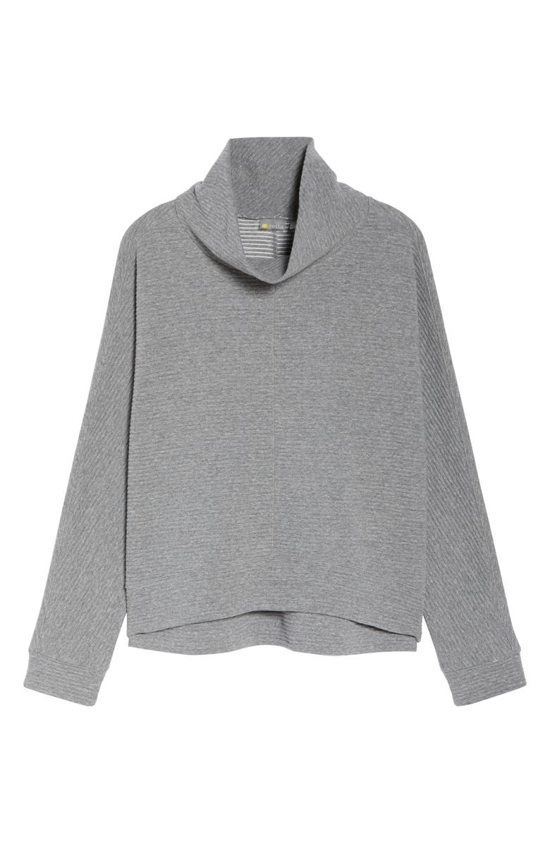 Zella Carey Ridge Funnel Pullover, Main, color, 