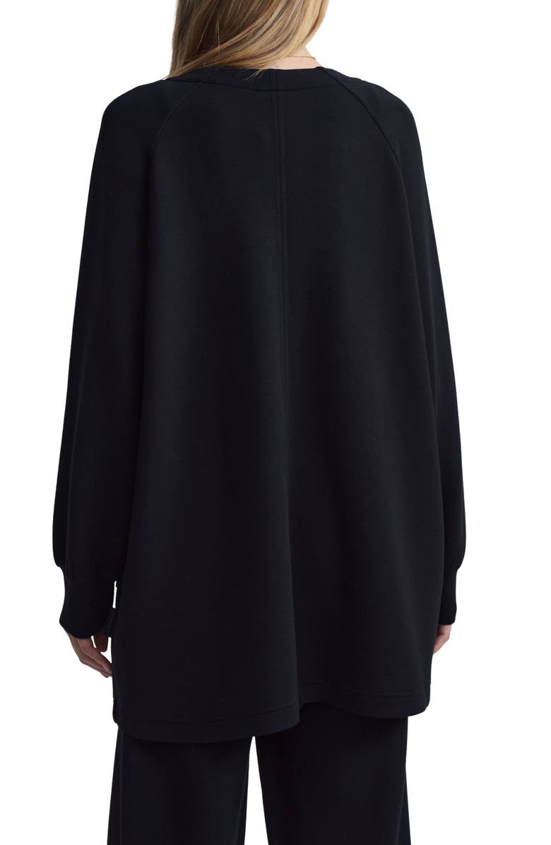 Varley Augusta DoubleSoft<sup>®</sup> Zip-Up Sweatshirt, Alternate, color, Black