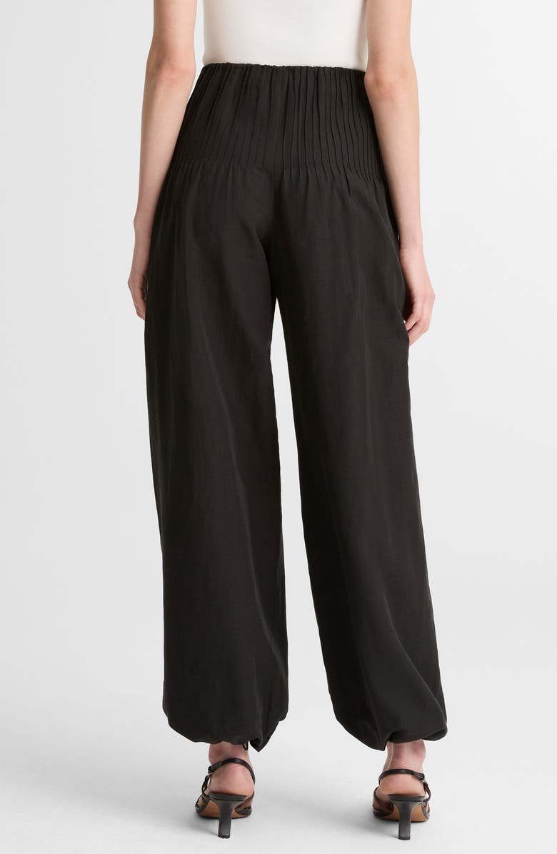 Vince Pintuck Detail Balloon Pants, Alternate, color, Black