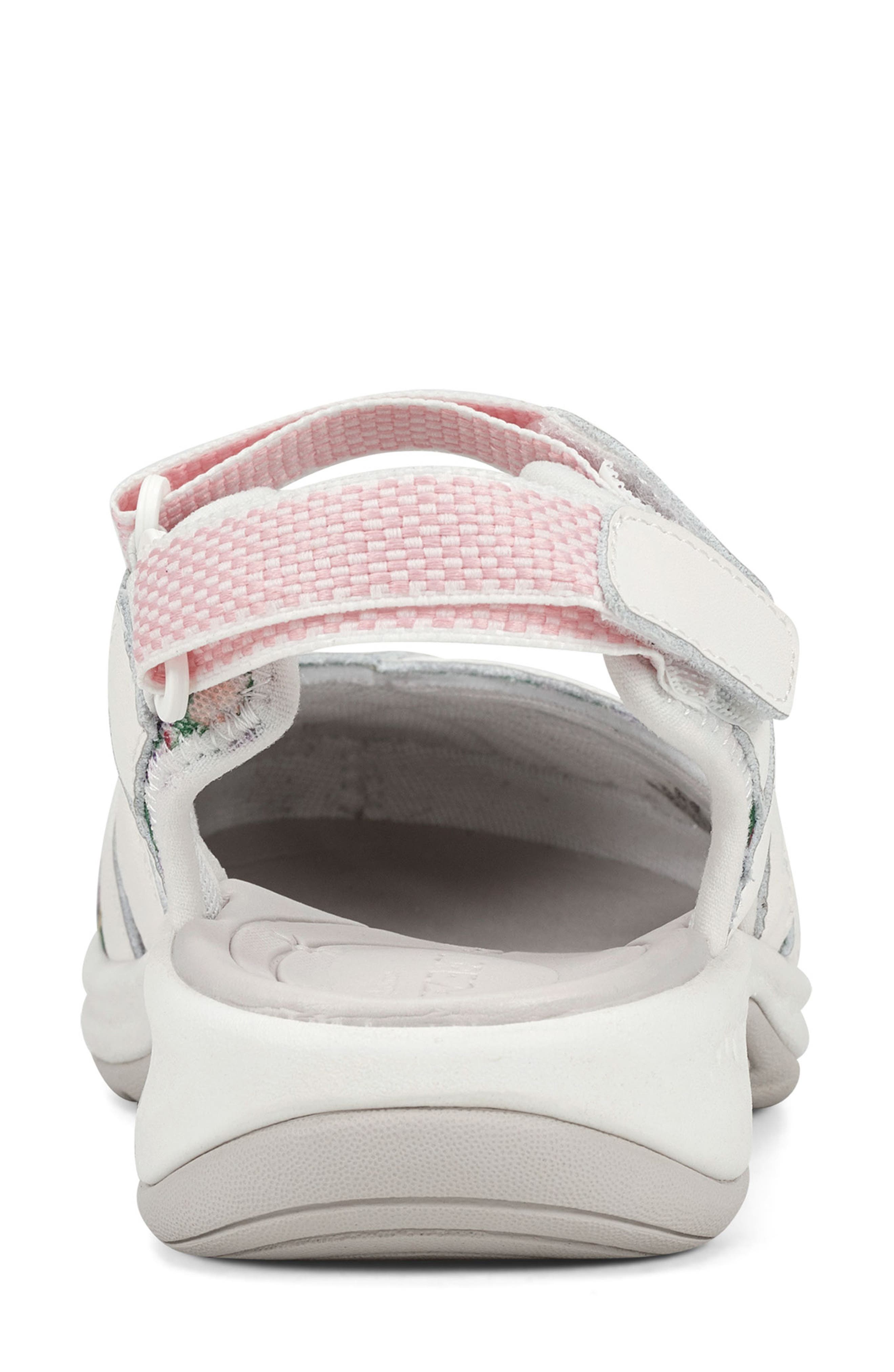 Easy Spirit Esplash Hiking Sandal, Alternate, color, Bright White/ Pink Multi