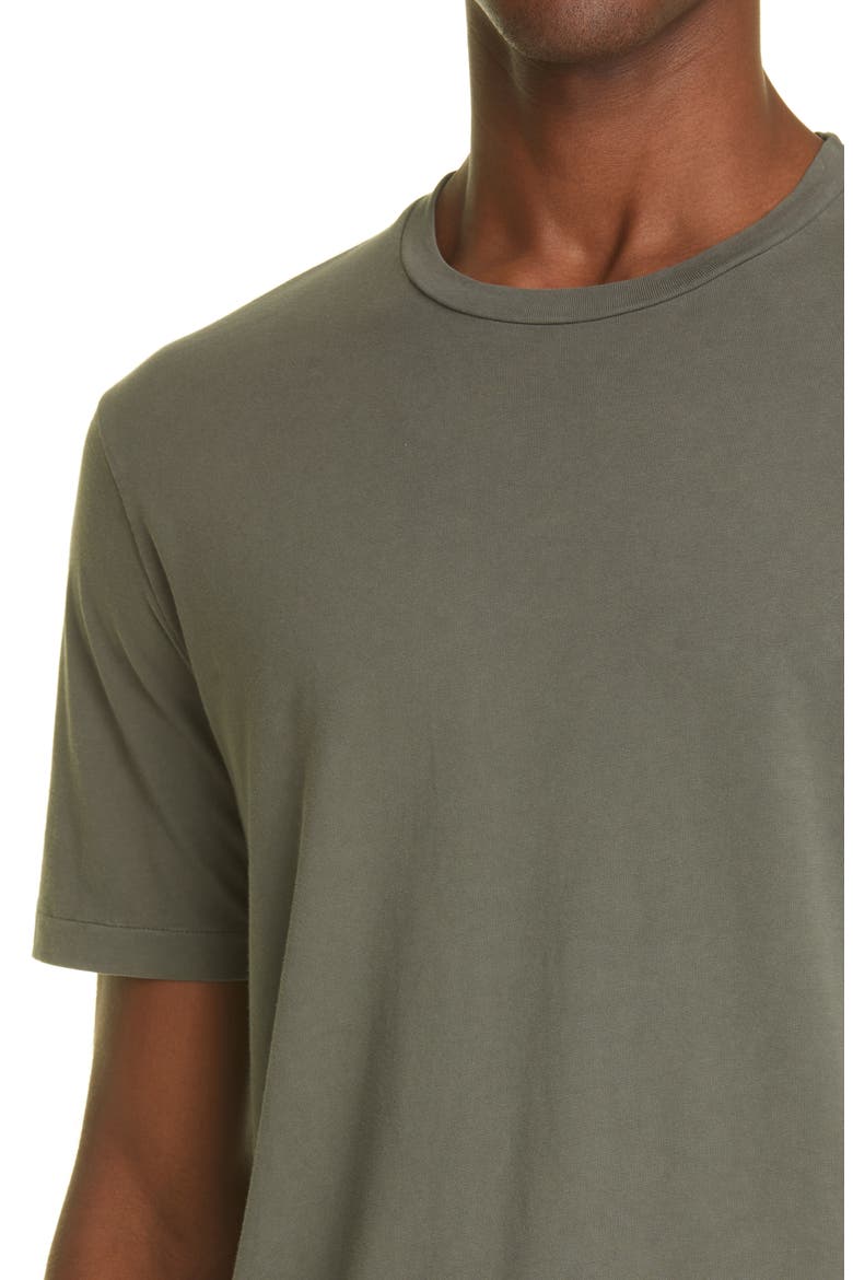 Garment Dyed Cotton T-Shirt, Alternate, color, OLIVE